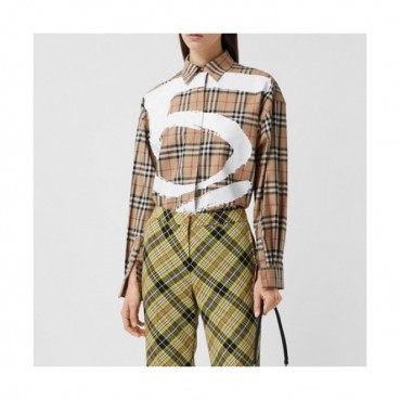[버버리]Burberry 2021 Womens Vintage Basic Tshirts - 버버리 2021 여성 빈티지 베이직 셔츠 Bur03588x.Size(s 
