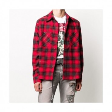[오프화이트]Off white 2020 Mens Basic Logo Cotton Shirts - 오프화이트 2020 남성 베이직 로고 코튼 체크 셔츠 Off0614x.Size(xs 