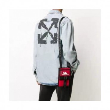 [오프화이트]Off-white 2020 Mens Logo Casual Denim Shirts 
