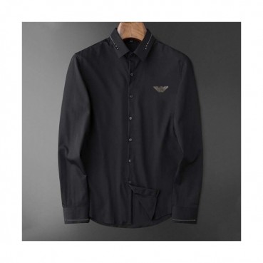 [알마니]Emporio Armani 2020 Mens Business Cotton Tshirts - 알마니 2020 남성 비지니스 코튼 셔츠 Arm0744x.Size(m 