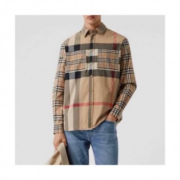 [버버리]Burberry 2020 Mens Vintage Basic Cotton Tshirts - 버버리 2020 남성 빈티지 베이직 코튼 셔츠 Bur02890x.Size(s 