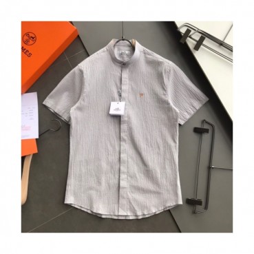 [에르메스]Hermes 2020 Mens Classic Short Sleeved Tshirts - 에르메스 2020 남성 클래식 반팔 셔츠 Her0503x.Size(s 