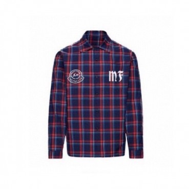Moncler 2020 Mens Check Cotton Tshirts - 몽클레어 2020 남성 체크 코튼 셔츠 Moc01758x.Size(l 