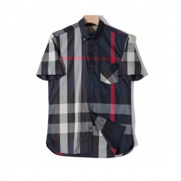 [버버리]Burberry 2020 Mens Vintage Basic Cotton Short Sleeved Tshirts - 버버리 2020 남성 빈티지 베이직 코튼 반팔 셔츠 Bur02756x.Size(m 