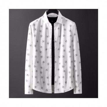 Valentino 2020 Mens Logo Casual Cotton Shirts - 발렌티노 2020 남성 로고 캐쥬얼 코튼 셔츠 Val0406x.Size(m 