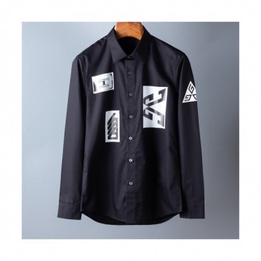 Givenchy Mens Dress Shirts - 지방시 남성 블랙 셔츠 Giv389x