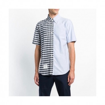 [톰브라운]Thom Browne 2020 Mens Strap Cotton Short Sleeved Tshirts - 톰브라운 2020 남성 스트랩 코튼 반팔 셔츠 Thom0762x.Size(s 
