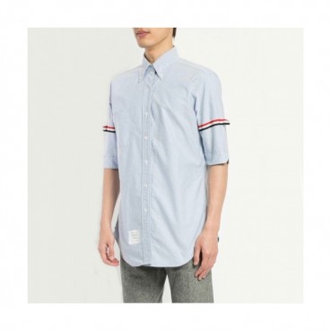 [톰브라운]Thom Browne 2020 Mens Strap Cotton Short Sleeved Tshirts - 톰브라운 2020 남성 스트랩 코튼 반팔 셔츠 Thom0762x.Size(s 