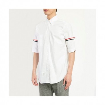[톰브라운]Thom Browne 2020 Mens Strap Cotton Short Sleeved Tshirts - 톰브라운 2020 남성 스트랩 코튼 반팔 셔츠 Thom0761x.Size(s 