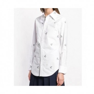 Thom Browne Womens Strap Cotton Tshirts - 톰브라운 여성 스트랩 코튼 셔츠 Thom723x