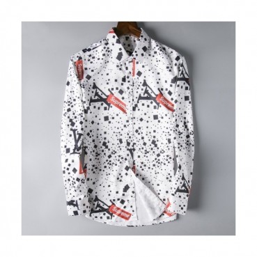 [루이비통]Louis vuitton 2020 Mens Logo Casual Silket Tshirts - 루이비통 2020 남성 로고 캐쥬얼 실켓 셔츠 Lou01788x.Size(m 