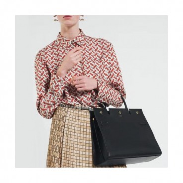 [버버리]Burberry 2020 Womens Classic Silk Check Tshirts - 버버리 2020 여성 클래식 실크 체크 셔츠 Bur02562x.Size(s 