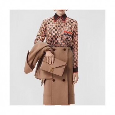 [버버리]Burberry 2020 Womens Classic Silk Check Tshirts - 버버리 2020 여성 클래식 실크 체크 셔츠 Bur02555x.Size(s 