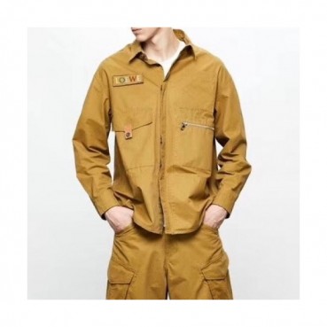 Loewe 2020 Mens Logo Casual Cotton Shirts - 로에베 2020 남성 로고 캐쥬얼 코튼 셔츠 Loe0228x.Size(s 