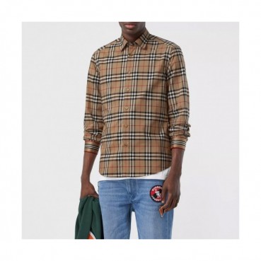 [버버리]Burberry 2020 Mens Vintage Check Tshirts - 버버리 2020 남성 빈티지 체크 셔츠 Bur02399x.Size(s 