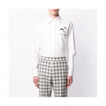 [톰브라운]Thom Browne 2020 Mens Strap Cotton Tshirts - 톰브라운 2020 남성 스트랩 코튼 셔츠 Thom0666x.Size(s 