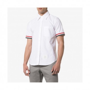 [톰브라운]Thom Browne 2020 Mens Strap Cotton Short Sleeved Tshirts - 톰브라운 2020 남성 스트랩 코튼 반팔 셔츠 Thom0642x.Size(s 