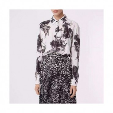 [버버리]Burberry 2020 Womens Flower Silk Tshirts - 버버리 2020 여성 플라워 실크 셔츠 Bur02138x.Size(s 