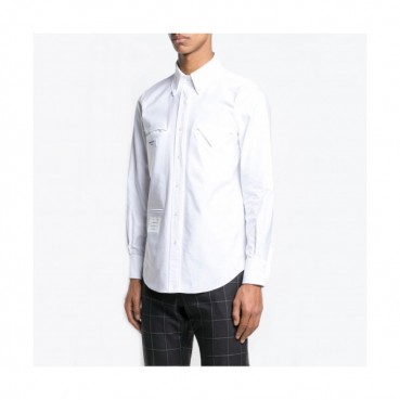 Thom Browne 2019 Mens Strap Cotton Shirt - 톰브라운 2019 남성 스트랩 코튼 셔츠 Thom0436x.Size(s 