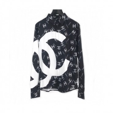 [샤넬]Chanel 2020 Mens Logo Silket Tshirts - 샤넬 2020 남성 로고 실켓 셔츠 Cha0554x.Size(m 