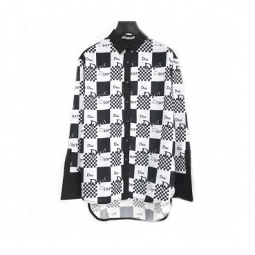 [디올]Dior 2020 Mens Logo Classic Silk Tshirts - 디올 2020 남성 로고 클래식 실크 셔츠 Dio0541x.Size(s 