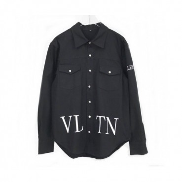 Valentino 2020 Mens Logo Casual Denim Tshirts - 발렌티노 2020 남성 로고 캐쥬얼 데님 셔츠 Val0348x.Size(m 