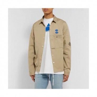 [오프화이트]Off white 2020 Mens Basic Logo Denim Tshirts - 오프화이트 2020 남성 베이직 로고 오버사이즈 데님 셔츠 Off0369x.Size(xs 