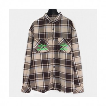 [팜 엔젤스]Palm Angels 2020 Mm/Wm Logo Classic Check shirts - 팜 엔젤스 2020 남자 로고 클래식 체크 셔츠 Pam0092x.Size(m 