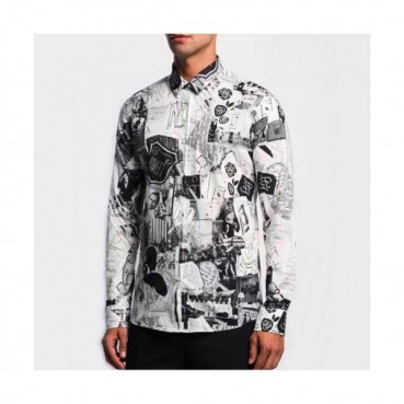 Fendi 2020 Mens Logo Casual Silket Tshirts - 펜디 2020 남성 로고 캐쥬얼 실켓 셔츠 Fen0554x.Size(m 