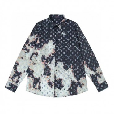[루이비통]Louis vuitton 2024 Mens Logo Casual Silket shirts - 루이비통 2024 남성 로고 캐쥬얼 실켓 셔츠 Lou01598x.Size(s 