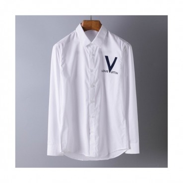 [루이비통]Louis vuitton 2020 Mens Logo Cotton shirts - 루이비통 2020 남성 로고 코튼 셔츠 Lou01593x.Size(m 