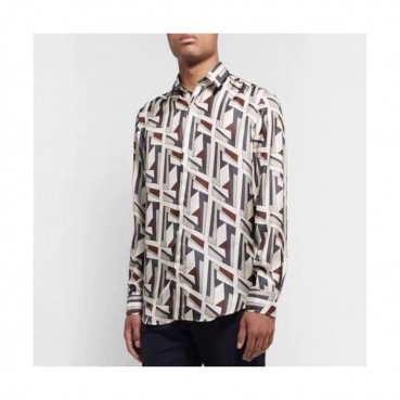 Fendi 2020 Mens Trendy Silk Tshirts - 펜디 2020 남성 트렌디 실크 셔츠 Fen0532x.Size(m 