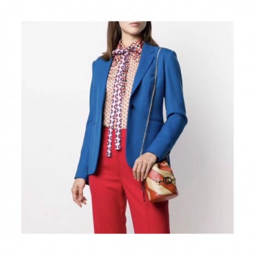 Gucci Womens Trendy Ribbon Silk Tshirts - 구찌 여성 트렌디 리본 실크 셔츠 