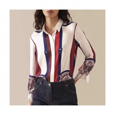 Hermes Womens Trendy Tshirt - 에르메스 여성 트렌디 셔츠 