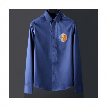 [베르사체]Versace 2019 Mens Medusa Logo Cotton Shirts - 베르사체 2019 남성 메두사 로고 코튼 셔츠 Ver0452x.Size(m 