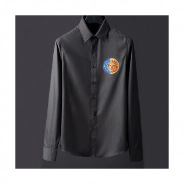 [베르사체]Versace 2019 Mens Medusa Logo Cotton Shirts - 베르사체 2019 남성 메두사 로고 코튼 셔츠 Ver0451x.Size(m 