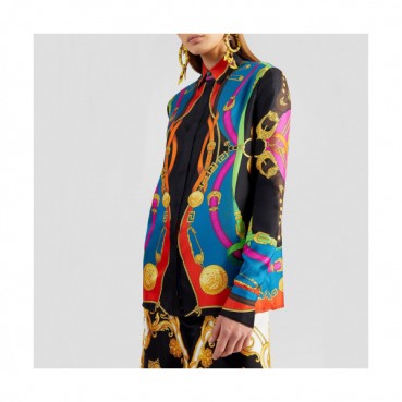 Versace Womens Luxury Silk Shirts - 베르사체 여성 럭셔리 실크 셔츠 
