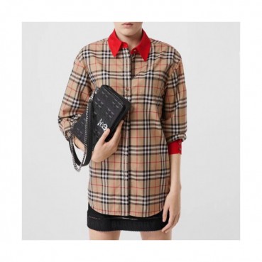 Burberry 2019 Womens Vintage Casual Cotton Tshirts - 버버리 2019 여성 빈티지 캐쥬얼 코튼 셔츠 Bur01771x.Size(s 