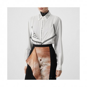 Burberry 2019 Womens Classic Casual Silk Tshirts - 버버리 2019 여성 클래식 캐쥬얼 실크 셔츠 Bur01770x.Size(s 