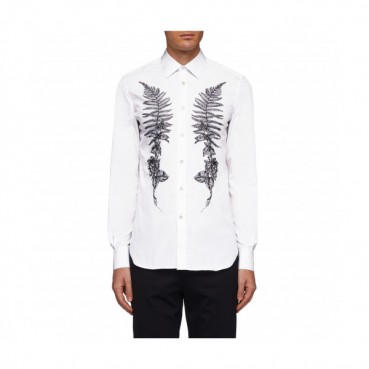Alexander McQueen 2019 Mens Business Cotton Tshirts - 알렉산더 맥퀸 2019  남성 비지니스 코튼 셔츠 Ale0079x.Size(s 