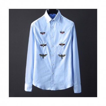 Gucci 2019 Mens Logo Slim Fit Cotton shirt - 구찌 2019 남성 로고 슬림핏 코튼 셔츠 Guc01840x.Size(m 