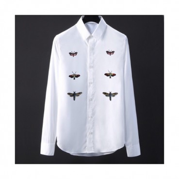 Gucci 2019 Mens Logo Slim Fit Cotton shirt - 구찌 2019 남성 로고 슬림핏 코튼 셔츠 Guc01840x.Size(m 