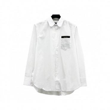 Louis vuitton 2019 Mens Logo Cotton shirt - 루이비통 2019 남성 로고 코튼 셔츠 Lou01444x.Size(xs 