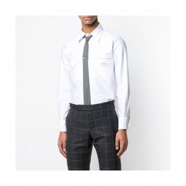 Thom Browne 2019 Mens Strap Cotton Shirt - 톰브라운 2019 남성 스트랩 코튼 셔츠 Thom0437x.Size(s 