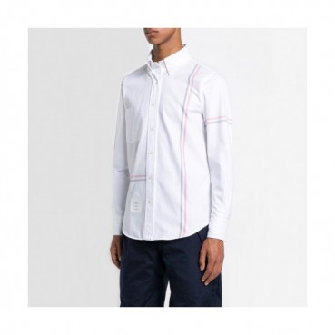 Thom Browne 2019 Mens Strap Cotton Shirt - 톰브라운 2019 남성 스트랩 코튼 셔츠 Thom0436x.Size(s 