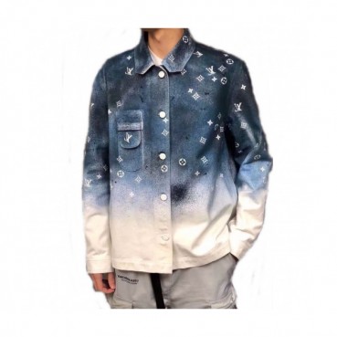 Louis vuitton 2019 Mens Logo Casual Denim shirt - 루이비통 2019 남성 로고 캐쥬얼 데님 셔츠 Lou01324x.Size(s 