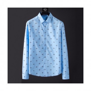 Gucci 2019 Mens Neck Logo Slim Fit Cotton shirt - 구찌 2019 남성 넥로고 슬림핏 코튼 셔츠 Guc01539x.Size(m 
