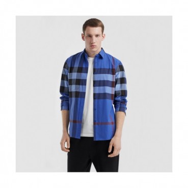 Burberry 2019 Mens Vintage Logo Cotton shirt - 버버리 2019 남성 빈티지 로고 코튼 셔츠 Bur01272x.Size(s 