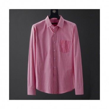 Louis vuitton 2019 Mens Logo Slim Fit Cotton shirt - 루이비통 2019 남성 로고 슬림핏 코튼 셔츠 Lou01239x.Size(m 