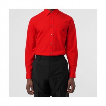 Burberry 2019 Mens Vintage Logo Slim Fit Cotton shirt - 버버리 2019 남성 빈티지 로고 슬림핏 코튼 셔츠 Bur1028x.Size(s 